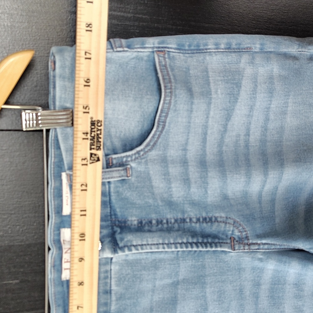 ๐ Jen7 by 7 For All Mankind Cropped Frayed Hem Ankle Skinny Jeans. Size 10 - Picture 11 of 16